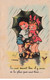 ILLUSTRATEUR - S01948 - Gougeon - Enfants Sous Un Parapluie - Fillette - Garçon - Pluie - Chien - Oiseau - L1 - Gougeon