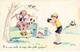 ILLUSTRATEUR - S01969 - Janser - Fillette Assise Sur Une Barrière - Garçon Prenant Une Photo - Appareil - Chien - L1 - Janser