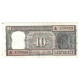 Billet, Inde, 10 Rupees, TTB - Inde