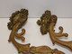 Delcampe - *2 BRAS BOUGEOIRS De PIANO En BRONZE ART NOUVEAU BINETS BOUTONS De FLEURS Déco E - Candeleros, Candelabros Y Palmatorias