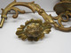 Delcampe - *2 BRAS BOUGEOIRS De PIANO En BRONZE ART NOUVEAU BINETS BOUTONS De FLEURS Déco E - Chandeliers, Candélabres & Bougeoirs