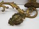 Delcampe - *2 BRAS BOUGEOIRS De PIANO En BRONZE ART NOUVEAU BINETS BOUTONS De FLEURS Déco E - Candeleros, Candelabros Y Palmatorias