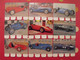 Talbot Lago Ford Lotu Alpine Maserati Peugeot Osca Bugatti. 9 Plaques En Tôle COOP. "l'auto à Travers Les âges". Lot 14 - Plaques En Tôle (après 1960)