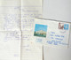 №56 Traveled Envelope ''Central Poste' And Letter Cyrillic Manuscript Bulgaria 1980 - Local Mail, Stamps - Lettres & Documents