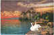 CPA Carte Postale Suisse Veytaux  Château De Chillon Au Coucher De Soleil  VM60561 - Veytaux