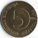 MM630 - SLOVENIË - SLOVENIA - 5 TOLARJEV 1995 - Slovénie