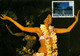 TAHITI- Danseuse Tahitienne_Oblitération Philatélique PAPEETE * Timbre BORA BORA  1Fr. _2scan - Polinesia Francese