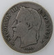 FRANCE - NAPOLEON III - 50 Cents 1866K - TB - Gad. : 417 - 50 Centimes