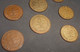 Lot De 10 Monnaies 1 2 5 10 Pfennig Années 50 60 Et 1970 Bundes Republik Deutschland - Collections