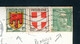 Blason Et Gandon Perforés CF Sur Carte Postale De Grenoble Pour Le Havre En 1951 - D 201 - Brieven En Documenten