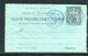 Pneumatique (carte Lettre ) De Paris En 1898, écrite à L 'intérieur  - D 203 - Pneumatiques
