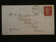 BJ9 GREAT BRITAIN  BELLE  LETTRE  1865 A TOTNES+RED ONE PENNY  +++AFFRANCH. INTERESSANT+ - Briefe U. Dokumente