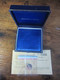 Pièfort  Argent 1 Centime 1974 + Certificat + Coffret - Essays & Proofs