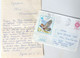 №58 Traveled Envelope Brid And Letter Cyrillic Manuscript Bulgaria 1980 - Local Mail, Stamp - Covers & Documents