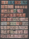 GB - BEL ENSEMBLE 2 PAGES TYPES VICTORIA - PLANCHAGE / VARIETES / OBLITERATION ... A ETUDIER - COTE YVERT = 3000++ EUR - Used Stamps