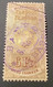 Schweiz Fiskalmarken: BASEL STADT 1870 WECHSELSTEMPEL Stempelmarke 6Fr Gold (Switzerland Revenue Stamps - Fiscaux