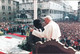 ! Modern Postcard , Papst Johannes Paul II, Giovanni Paolo II., Perguia, Italien - Pausen