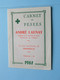 Carnet De PESEES > André LAUNAY > GRANVILLE Tél 76 ( Voir / Zie Scan ) Calendrier 1961 ! - Grand Format : 1961-70