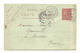 Entier Postal Sur Carte Postale, COURSON LES CARRIERES ,  AUXERRE,  YONNE, 1905,  2 Scans - Standard Postcards & Stamped On Demand (before 1995)