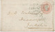 GB 1856 QV 1d Pink VFU Postal Stationery Envelope Size B With Rare Scottish EXPERIMENTAL Duplex Postmark „PERTH / 280" - Lettres & Documents