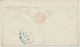 GB 1856 QV 1d Pink VFU Postal Stationery Envelope Size B With Rare Scottish EXPERIMENTAL Duplex Postmark „PERTH / 280" - Briefe U. Dokumente