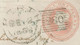 GB 1856 QV 1d Pink VFU Postal Stationery Envelope Size B With Rare Scottish EXPERIMENTAL Duplex Postmark „PERTH / 280" - Briefe U. Dokumente