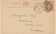 GB 1894 QV ½d Brown Thin Buff Card Superb Used With Rare Duplex Postmark „ANGMERING / G72“ (Littlehampton) AUTOGRAPHED - Covers & Documents