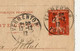 Entier Postal Sur Carte Lettre,  VERMENTON Pour AUXERRE,  YONNE,  1912,  3 Scans - Kartenbriefe