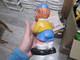 Old Rubber Toy Footballer ART 321 Height 20 Cm - Other & Unclassified