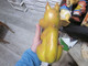 Old Rubber Toy Squirrel Height 21 Cm ART 207 - Otros & Sin Clasificación