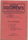 EDSCO DOCUMENTS- LES MAISONS-. N°3 Novembre 1954-Pochette N°40 Support Enseignants-Les Editions Scolaires - Schede Didattiche