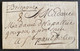 Lettre De PARIS De 1693 Adréssée à Mme De La .... GOUYON En BRETAGNE à ST PAUL De LION Taxe Manuscrite 8 Sols - ....-1700: Précurseurs