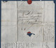 Lettre De PARIS De 1693 Adréssée à Mme De La .... GOUYON En BRETAGNE à ST PAUL De LION Taxe Manuscrite 8 Sols - ....-1700: Précurseurs