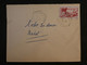 BJ14 MAROC BELLE LETTRE  1942 KHEMICHET  A  RABAT +CACHET HEXAGONAL + AFFRANCH. INTERESSANT - Briefe U. Dokumente