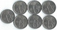 MM680 - BELGIË - BELGIUM - 7 X 25 CENTIMES 1966 - FRANS - 25 Cents