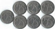 MM680 - BELGIË - BELGIUM - 7 X 25 CENTIMES 1966 - FRANS - 25 Cent