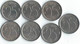 MM684 - BELGIË - BELGIUM - 7 X 25 CENTIMES - FRANS - 1968 - 1969 - 25 Cent