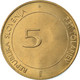 Monnaie, Slovénie, 5 Tolarjev, 1995, FDC, Nickel-brass, KM:21 - Slovénie