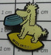 1315c Pin's Pins / Beau Et Rare / ANIMAUX / CHIEN BLANC CANICHE DESSIN DE WOLINSKI - Animaux