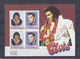 4 BLOCS ELVIS PRESLEY / 30 C / 50 C / 1.50 $ /4.50 $ / DENTELES / MNH** - St.Vincent (1979-...)