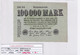 GERMANIA WEIMAR 100'000 MARK 1923 P 91A - 100.000 Mark
