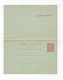 !!! GABON, ENTIER AVEC CARTE REPONSE RECOMMANDE DE LIBREVILLE POUR L'AUTRICHE DE 1910 - Lettres & Documents