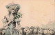 ILLUSTRATEURS  - S04914 - Wichera - Femme Avec Un Bouquet à La Main Entourée De Moutons - L1 - Wichera