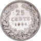 Monnaie, Pays-Bas, Wilhelmina I, 25 Cents, 1904, Utrecht, TB, Argent, KM:120.2 - 25 Cent