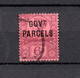 UK 1887 Old 6 P. Overprinted Govt Parcels Stamp Nice Used - Service