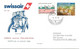 Liechtenstein: 1990 Swissair Air Mail Brief Zürich - Philadelphia - Storia Postale