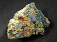 Azurite With Malachite ( 3 X 2 X 1.5 Cm ) Oumjrane Mining Area - Alnif Cercle -Tinghir Province - Morocco - Minéraux