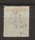 1875 USED Danmark Dienst Mi 5bA Ulramarine, Inverted Watermark - Oficiales