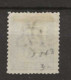 1875 USED Danmark Dienst Mi 5bA Ulramarine, Inverted Watermark - Officials