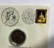 (1 N 29) Australia - Queen Elizabeth Birday FDC 1994 With Queen Elizabeth 2000 Visit To Austrlaia 50-cents Coin - 50 Cents